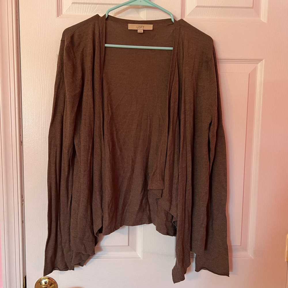 Brown cardigan